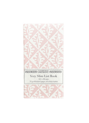 Very Slim List Book