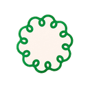 Coquette Scalloped Vellum Coasters