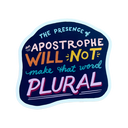 Apostrophe Sticker