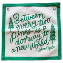 Pines Canvas Banner