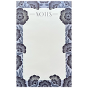Blue Floral Notepad