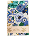 Garden Party Blue Tea Towel