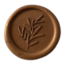Sage Sprig Wax Stamp