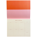 Colorblock Weekly Desk Planner