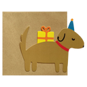 Die-Cut Party Dog