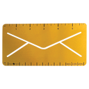 Brass Envelope Ruler