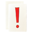 Watercolor Red Exclamation