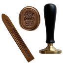 Antique Brass Wax Stamp Fig.2