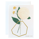 Geometric Thank You Vase