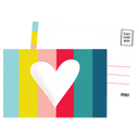 Hearts and Stripes Postcards
