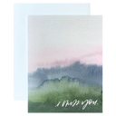 I Miss You Watercolor