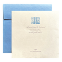 Initial Letters Blue Floral