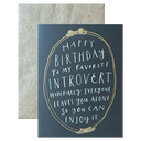 Introvert Birthday