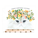 Happy Birthday Kitten Flower Crown