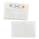 Floral Recipe Cards
