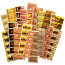 Vintage Stamp Bundle: Orange Sunrise