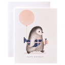 Penguin with Wrapped Fish