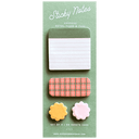 Plaid Sticky Note Set