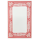 Red Floral Frame Notepad