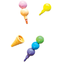 Rainbow Scoops Erasable Crayons