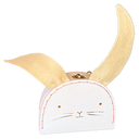 Bunny Suitcase Mini Doll