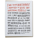 Awkward Birthday Card