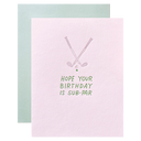 Sub-Par Birthday