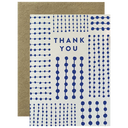Blue Pattern Thank You