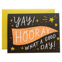 Yay! Hooray!