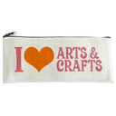 Arts & Crafts Love Pencil Pouch