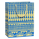 Geometric Blue Large Gift Bag