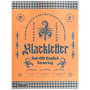 Blackletter & Old English Lettering