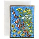 Happy Birthday Blue Sky Wildflowers