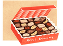 Box of Chocolates Die Cut Card
