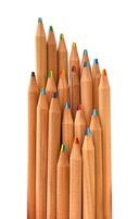7 Color Pencil Wood