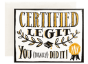 Certified Legit
