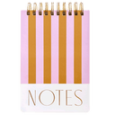 Lilac Ochre Stripes Large Chunky