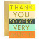 Color Block Thank You