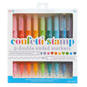 Confetti Stamp Double-Ended Marker