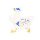 Duck Reader Sticker
