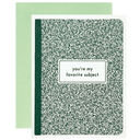 Favorite Subject Notebook
