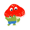 Toadstool Sticker