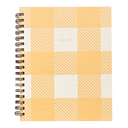 Gingham Pattern Book Log