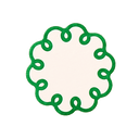 Coquette Scalloped Vellum Coasters