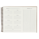 Hand-Drawn Grid Meal Planner