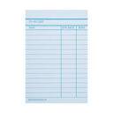Library Card Notepad