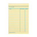Library Card Notepad