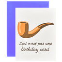 Magritte Pipe Birthday