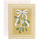 Mistletoe Holiday Card