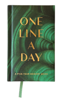 One Line a Day Malachite